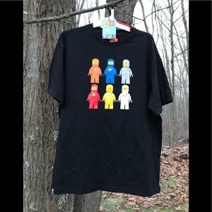 Black Lego Short Sleeve Shirt Mens XL